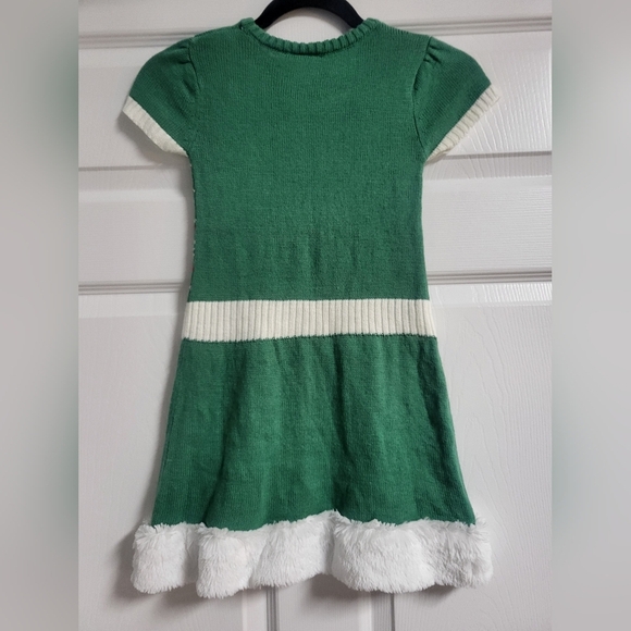 Star Wars Girls Baby Yoda Green Holiday Dress Size 6-6X - Picture 5 of 5